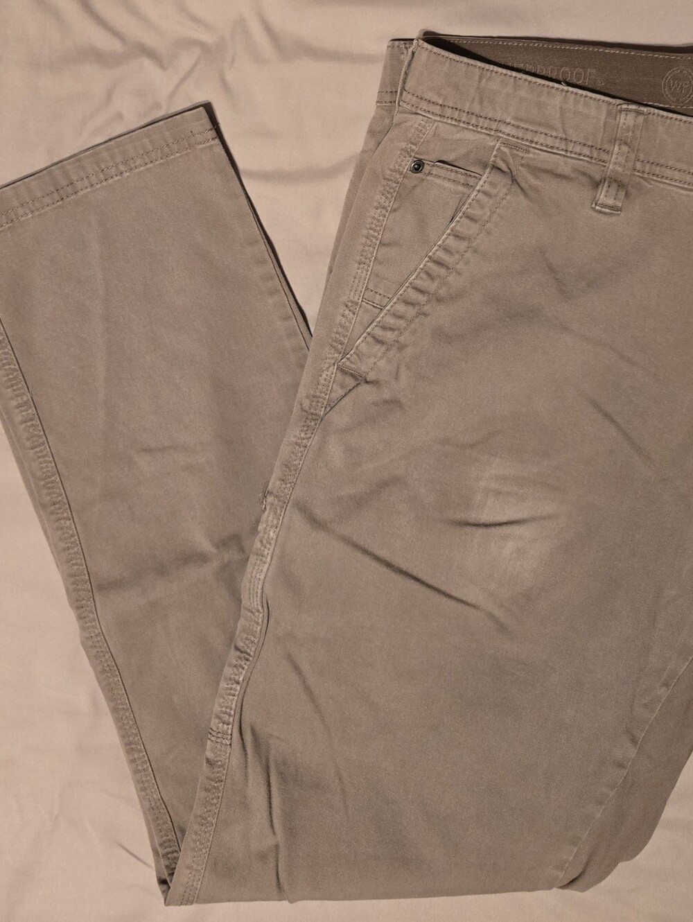 WP Weatherproof Men’s Stretch Utility Pants 34x32 Walnut Tan Brown W3F4051C EUC